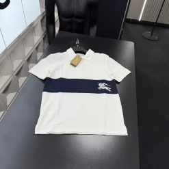 Premium Qualität Burberry Kurzarm Weiß Luxus