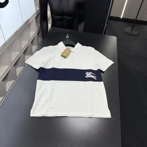 Premium Qualität Burberry Kurzarm Weiß Luxus