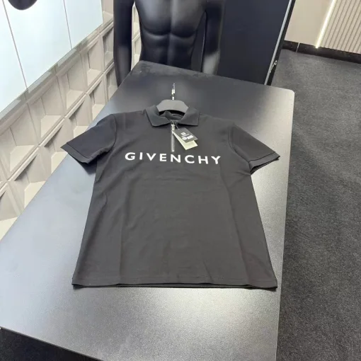Luxus Givenchy Kurzarm Schwarz Bestickt Luxus