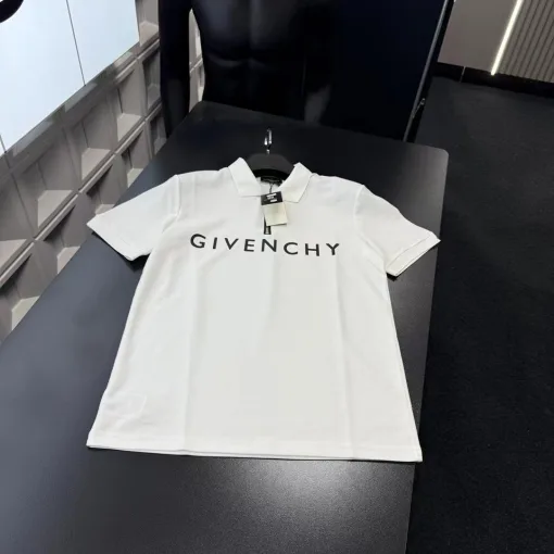 Hochwertige Givenchy-Kollektion mit kurzen Ärmeln und weißer Stickerei