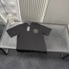 Hochwertige Chrome Hearts Kurzarm-Kollektion mit schwarzem Strass