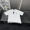 Premium Chrome Hearts Kurzarm Weiß Strass Luxus