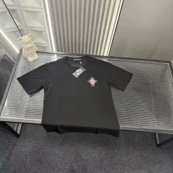 Bestseller Chrome Hearts Kurzarm Schwarz Print Luxus