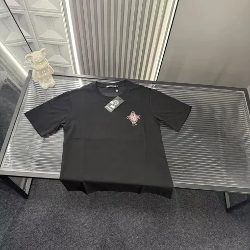 Bestseller Chrome Hearts Kurzarm Schwarz Print Luxus