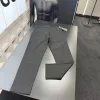 Hochwertige Louis Vuitton-Hose im bestickten Stil aus schwarzer Seide