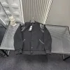 Luxus Yves Saint Laurent Mantel Schwarz Wolle Klassischer Stil