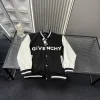 Premium Givenchy Jacken Schwarz Leder Patchwork Stil