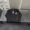 Premium Chrome Hearts Langarmshirt, schwarz, bestickt