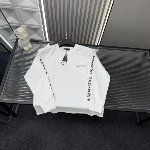 Bestseller Chrome Hearts Langarmshirt im weißen Stil