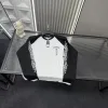 Premium Chrome Hearts Langarmshirt Weiß Print Luxus