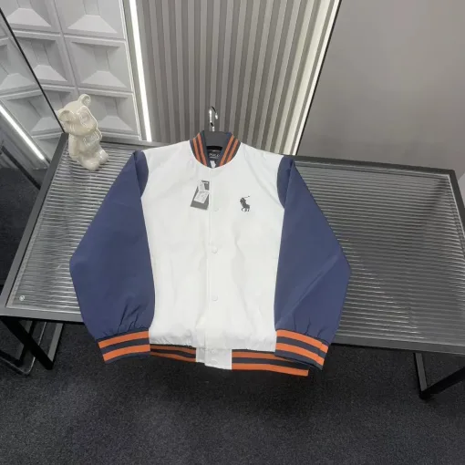 Luxus-Jacken von Ralph Lauren in Weiß mit Stickereien