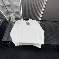 Premium Prada Langarm Weiß Luxus