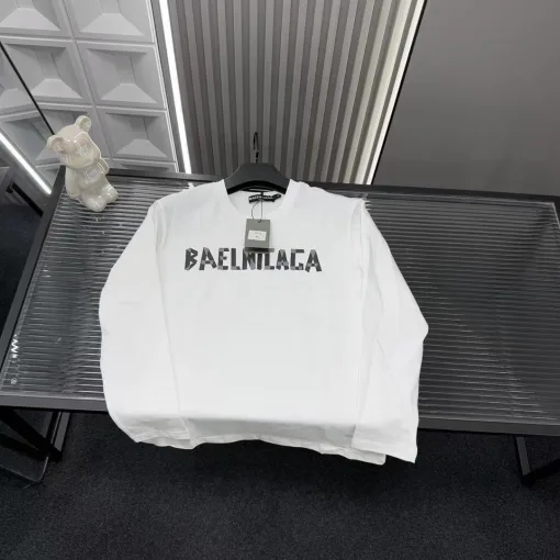 Hochwertige Balenciaga Sweatshirts White Camouflage Kollektion