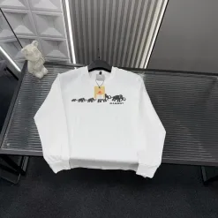 Premium Mammoth Sweatshirts Weiß Logo Style
