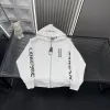 Hochwertige Chrome Hearts Jacken-Kollektion mit weißem Logo