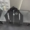 Meistverkaufte Chrome Hearts Jacken im schwarzen Logo-Stil