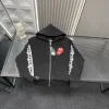 Luxus-Jacken im schwarzen Logo-Stil von Chrome Hearts