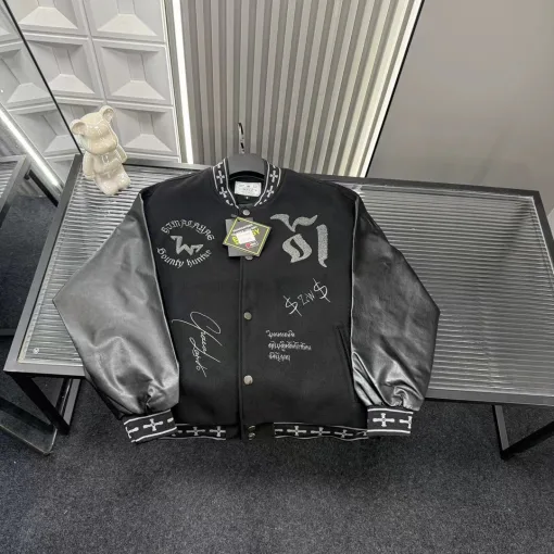 Luxus Burberry Mantel Schwarz Bestickt Luxus