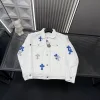 Luxus Chrome Hearts Jacken Weiß Denim Bestickt Luxus