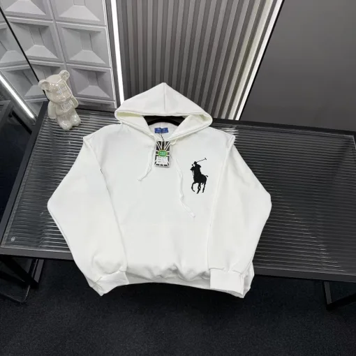 Hochwertige Ralph Lauren Sweatshirts im weißen bestickten Stil