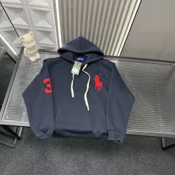 Bestseller Ralph Lauren Sweatshirts Navy Bestickt Luxus