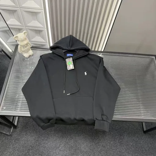 Hochwertige Ralph Lauren Sweatshirts im schwarzen bestickten Stil