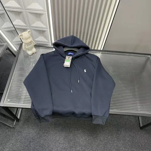 Hochwertige Ralph Lauren Sweatshirts im Marine-Stil mit Stickerei