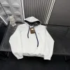 Premium Louis Vuitton Sweatshirts im weißen bestickten Stil