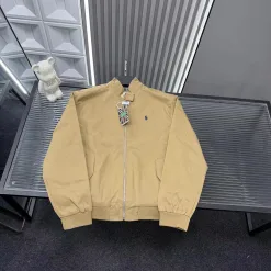 Bestseller Ralph Lauren Mantel Khaki Bestickt Luxus