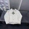 Luxus-Gucci-Jacken im weißen Denim-Monogramm-Stil