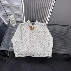 Bestseller Louis Vuitton Jacken White Denim Monogram Kollektion