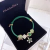 Bestseller Pandora Armband Grüne Lederkollektion