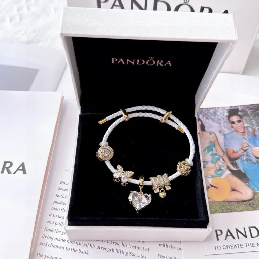 Premium Qualität Pandora Armbänder Leder Luxus