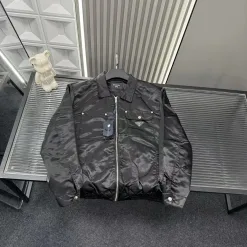 Luxus Prada Mantel Schwarz Style