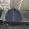 Hochwertiger Ralph Lauren Mantel in Marineblau mit Stickereien, Luxus