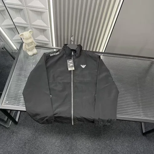 Luxus Armani Mantel Schwarz Kollektion