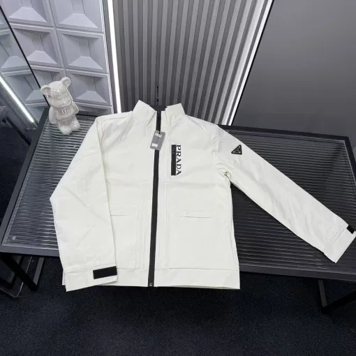 Bestseller Prada Mantel Weiß Luxus
