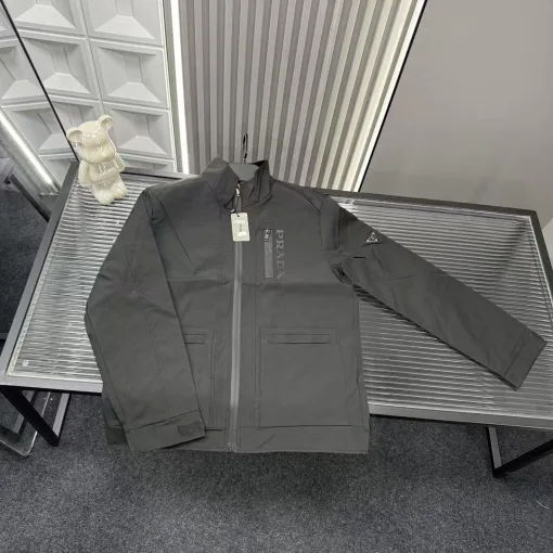 Luxus Prada Mantel Schwarz Style