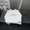 Bestseller Dior Langarm Weiß Print Luxus