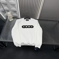 Premium Earth Sweatshirts Weiße Stickerei Luxus