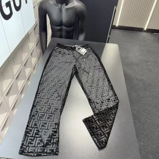 Hochwertige Fendi-Hose in Schwarz im Casual-Stil