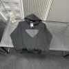 Bestseller Prada Sweatshirts Schwarz Patchwork Stil