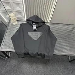Bestseller Prada Sweatshirts Schwarz Patchwork Stil
