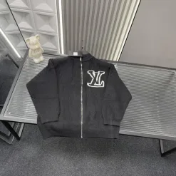 Luxus Louis Vuitton Jacken Schwarz Luxus