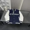 Hochwertige Givenchy-Jacken im Patchwork-Stil in Marineblau