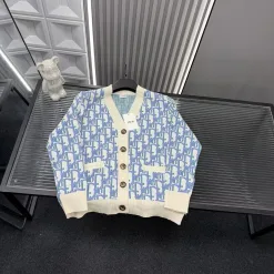 Hochwertige Dior Pullover Blue Monogram Kollektion
