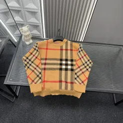 Hochwertige Burberry Pullover Gestreift Luxus