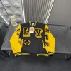 Premium Qualität Louis Vuitton Jacken Schwarz Patchwork Luxus