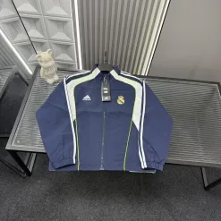 Premium Balenciaga Mäntel Navy Patchwork Style