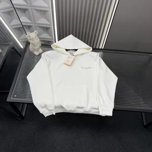Hochwertige Dior Sweatshirts Weiße Logo-Kollektion
